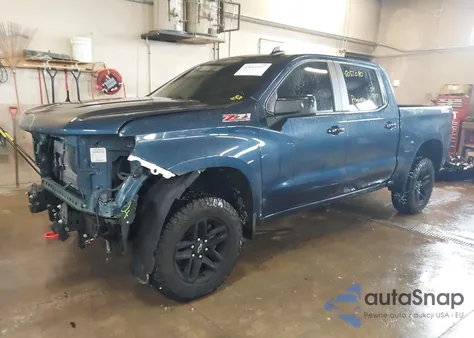 2021 Chevrolet Silverado 1500 4Wd Short Bed Lt Trail Boss z USA, uszkodzony, nr VIN 3GCPYFED8MG424369